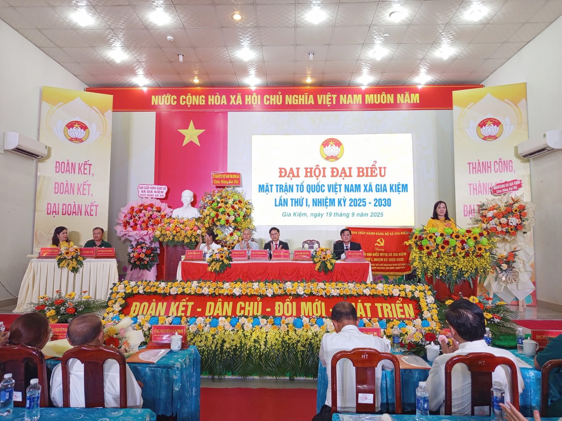 Đại hội MTTQ Xã Gia Kiệm lần thứ I thành công tốt đẹp